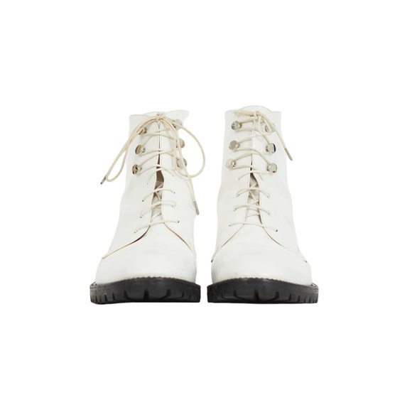 Dior white Rebelle boots - Picture 5 of 8